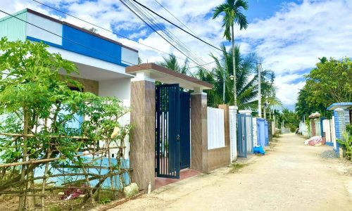 Bán Nhanh lô đất nở hậu gần 150m2 đường bê tông 4m -QH 9m5. Giá từ 700 triệu