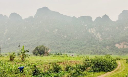 BÁN GÁP LÔ ĐẤT VIEW CÁNH ĐỒNG CỰC ĐẸP CÓ DT 1380m2 ( 400m2 ONT) SẴN AO TRONG ĐẨT