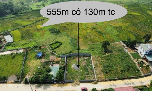 BÁN GẤP LÔ ĐẤT CÓ DT 555m2 (130m2 ONT) VIEW CÁNH ĐỒNG CỰC ĐẸP GIÁ RẺ