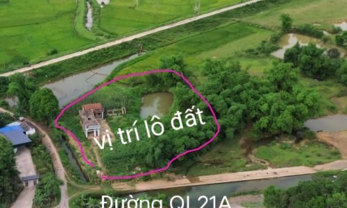 BÁN GẤP LÔ ĐẤT LÀN 2 ĐƯỜNG HỒ CHÍ MINH CÓ DT 1730m2 FULL THỔ CƯ SẴN NHÀ VÀ AO CỰC ĐẸP