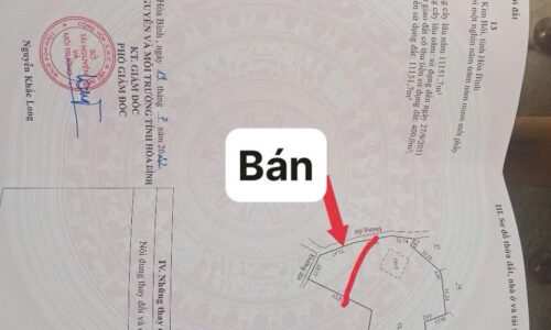 ⚡️ Lô Góc 2 Mặt Tiền – Thung Rếch, Tú Sơn, Kim Bôi ⚡️