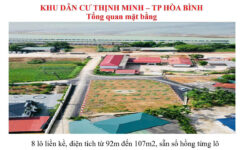 CHỈ CÒN VÀI LÔ CUỐI – 2 MẶT TIỀN VIEW SÔNG ĐÀ – TRUNG TÂM TP. HÒA BÌNH!