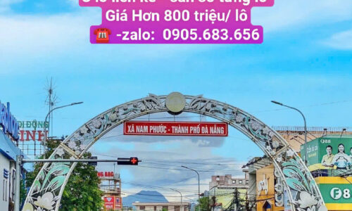 HƠN 800 TRIỆU SỞ HỮU 160m2 ĐẤT TRUNG TÂM NAM PHƯỚC- XÂY NHÀ VƯỜN, BIỆT THỰ MINI.